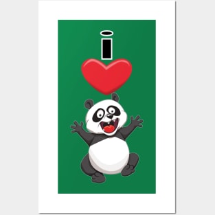 I Heart Pandas Posters and Art